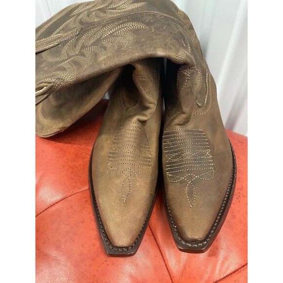 Tecovas Men’s Brown Leather Western Cowboy Boots Handmade size8.5 main image 7